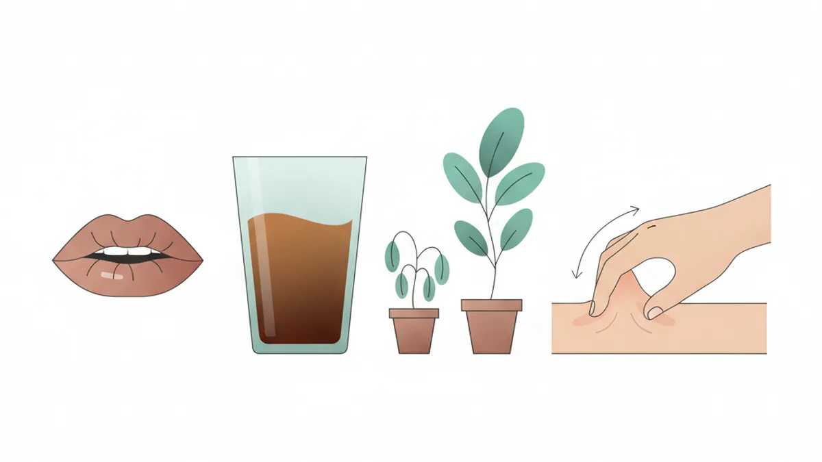 Illustration: What Dehydration Actually Looks Like (And When to Worry)
