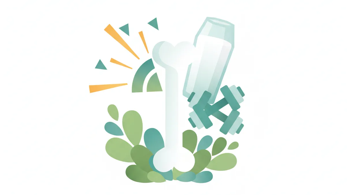 Illustration: What Actually Works to Protect Your Bones