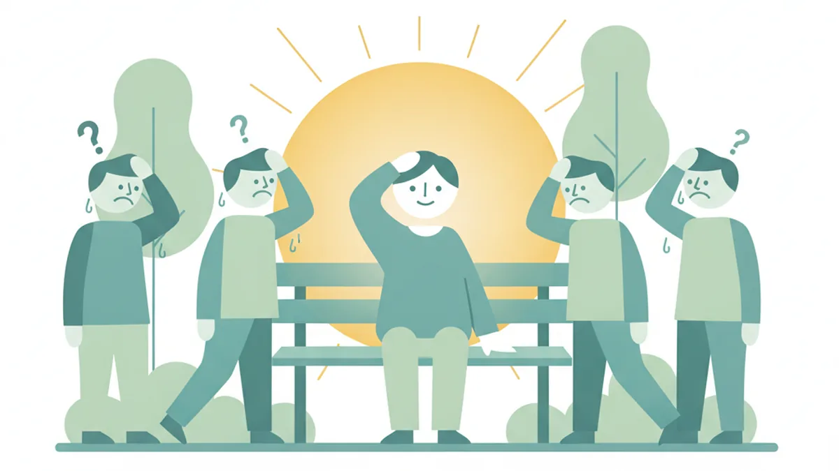 Illustration: What People Usually Think About Not Sweating